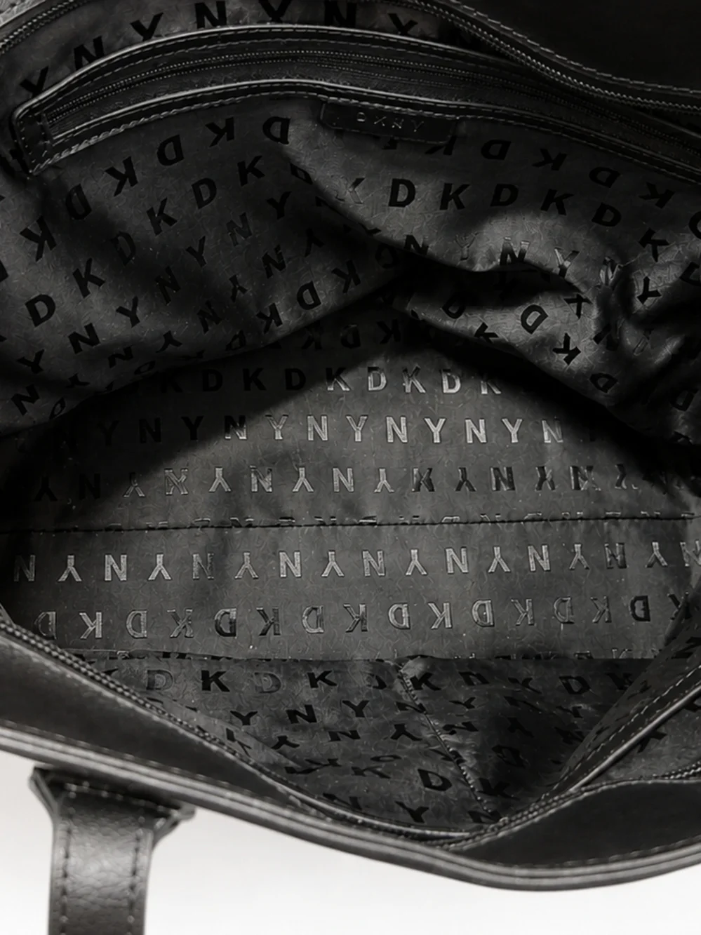 DKNY Black Saffiano Tote Bag Large Shoulder Bag Work Travel Purse